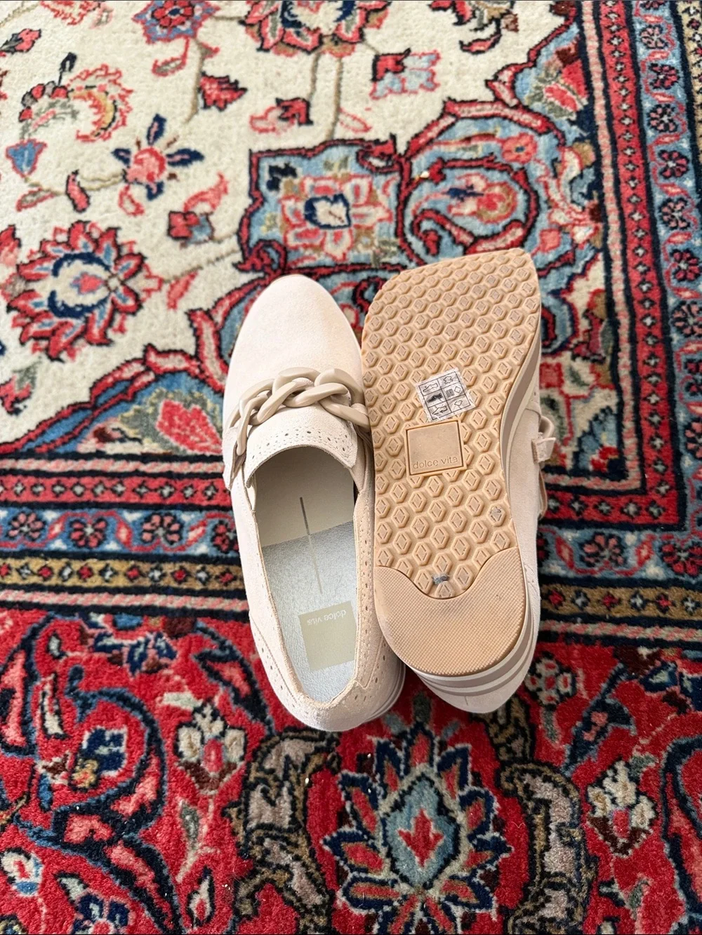 Dolce Vita Women's Espadrille Slip-On Chain-Trim in Blush